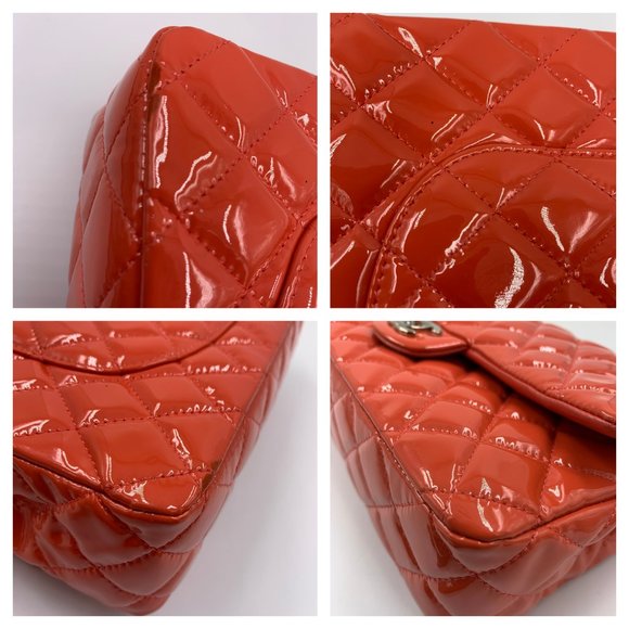 Authentic CHANEL Classic Medium Double Flap Pink Bag SHW - Picture 8 of 17